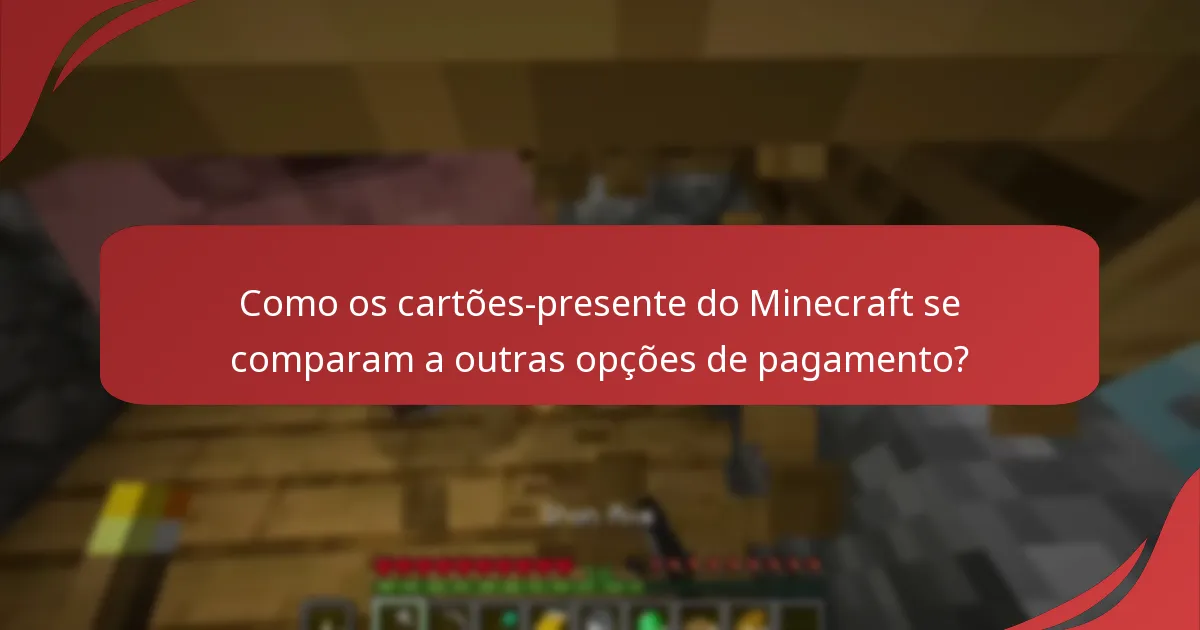 O que preciso para vincular minha conta do Minecraft para o resgate de cartões-presente?