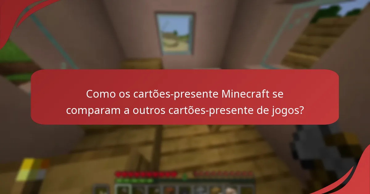 Quais são as limitações na transferência de cartões-presente Minecraft?
