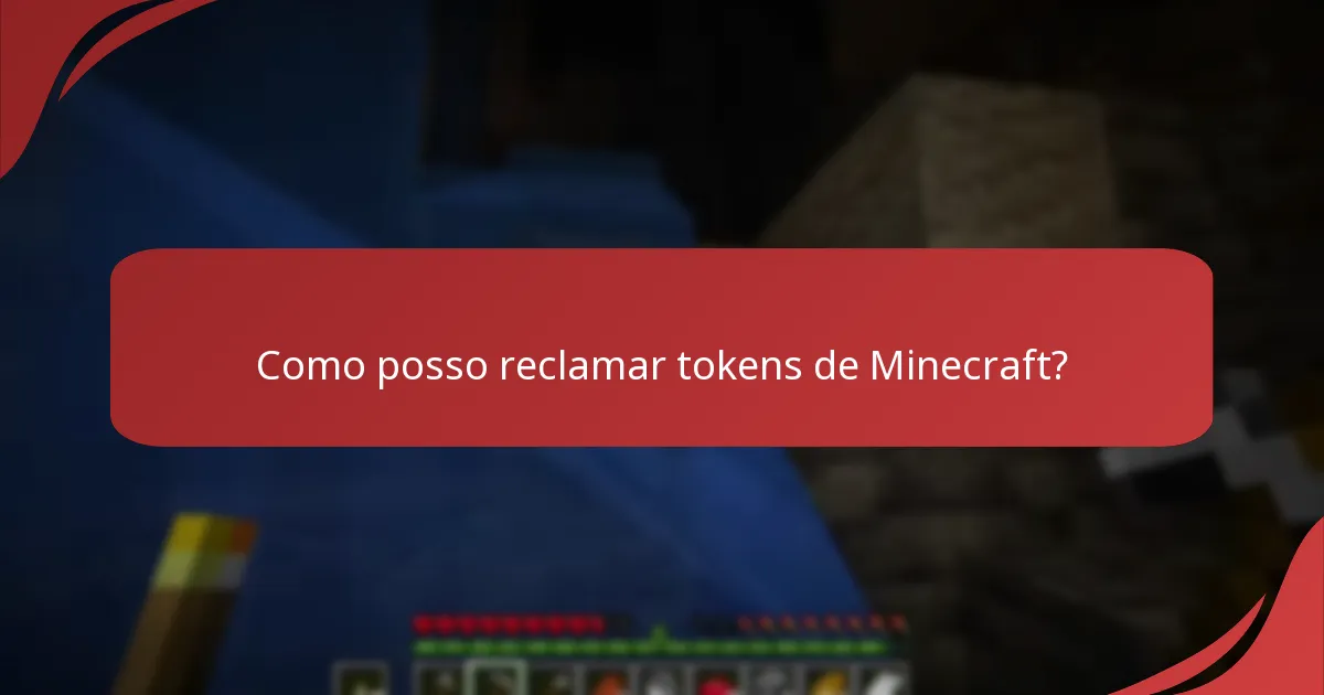 Como podem ser usados os tokens de Minecraft para subscrições?