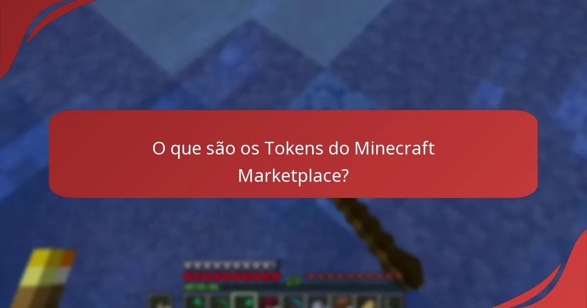 Quais limitações devo estar ciente ao usar Tokens do Marketplace?