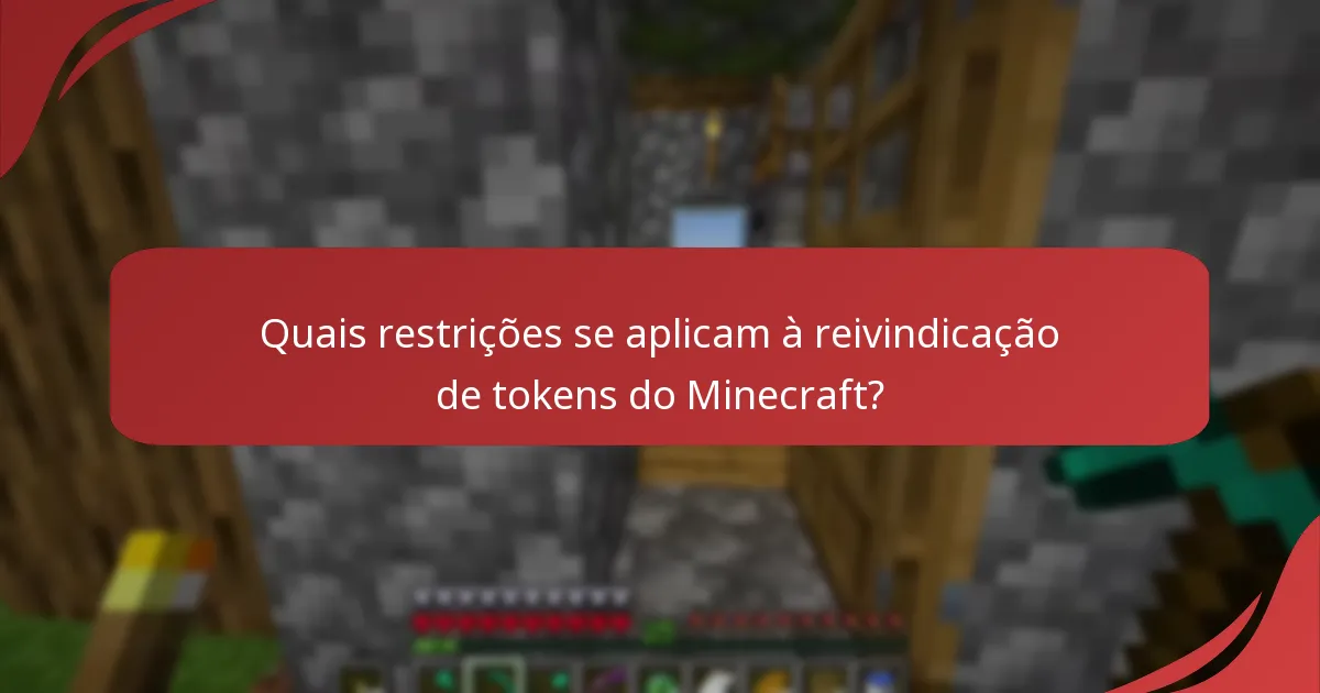Como resolver erros comuns durante as reivindicações de tokens?